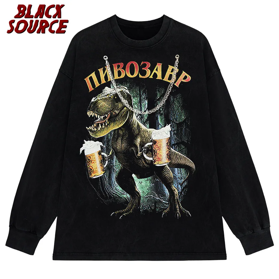 Men's T-Shirt With Pivosaurus Print casual Tshirt Unisex Tops Tee - Image 6