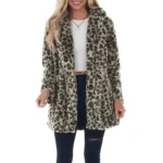 Saa2eb466eac549439981dbe3c8bf7f00S.webp Women Winter Warm Faux Fur Coat Fashion Casual Turn-down Collar Leopard Jackets Ladies Streetwear Long Sleeve Pockets Overcoats