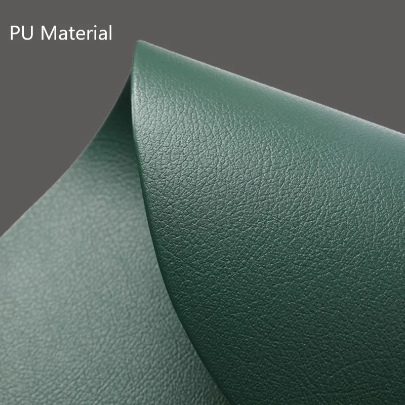Inyahome Irregular Shape PU Leather Placemats Set Oil-Proof Waterproof for Kitchen Tables Bistro Tables Bars Coffee Shops Hotels - Image 4