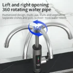 Sae7fd64c133d4170bb5e57fc63fad020V.webp 3000W 220V Electric Kitchen Water Heater Tap Instant Hot stainless steel Water Faucet Heater Cold Heating Faucet