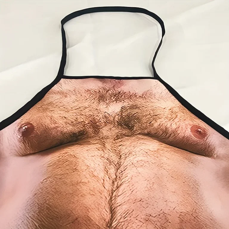 Sb4f2a480b1574911ae0e13e3493b939dW.webp Beer Belly Printed Men's Kitchen Apron - Polyester Material, Woven, Suitable for Barbecue and Party