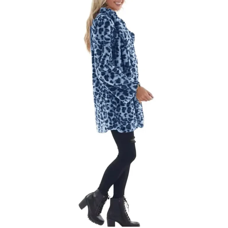 Sb60536f99f5444eba8ca8a8a2dcba498D.webp Women Winter Warm Faux Fur Coat Fashion Casual Turn-down Collar Leopard Jackets Ladies Streetwear Long Sleeve Pockets Overcoats