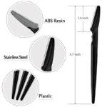 Sb9b347aee2244daeaffa2081bf7c2b91H.webp 3/30/40Pcs Body Hair Removal Shaver Blades Eyebrows Shaping Knife Eyebrow Trimmer Makeup Beauty Tools Safe Eye Brow Razor Face
