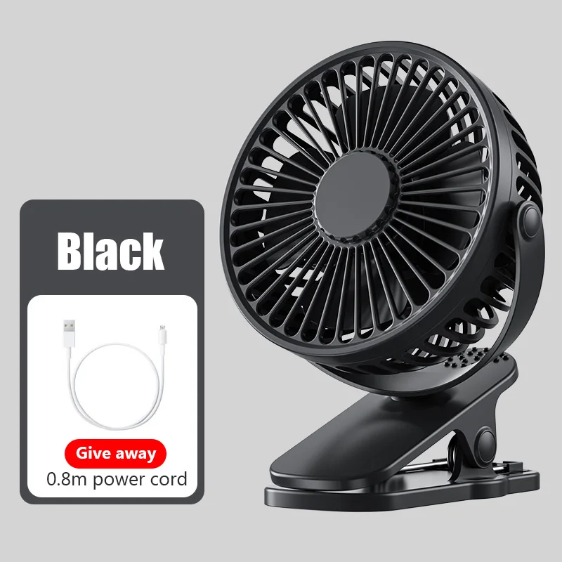 Portable Mini Hand Clip Fan USB Quiet Desktop Electric Fan High Quality Student Dormitory Small Cooling Ventilador fan Air Coole - Image 9