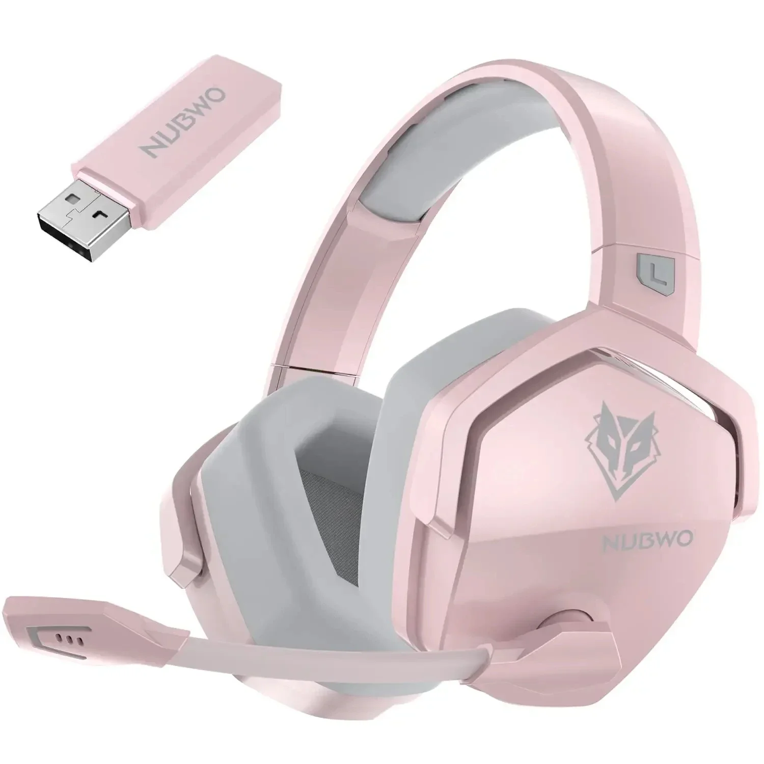NUBWO G06 Dual Wireless Gaming Headphones 2.4GHz Bluetooth 5.3 Headsets Gamer with Microphone for PS5, PS4, PC, Mobile, Switch - Image 9