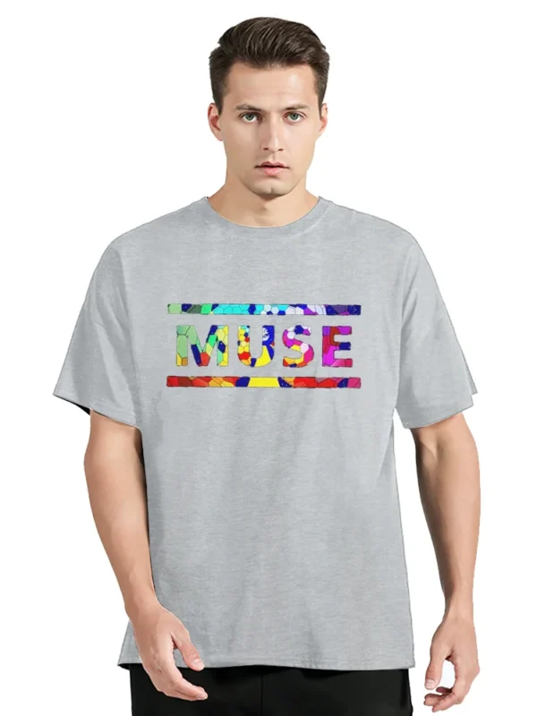 Sc20ce06a2da648cc80c734e54c903eccV.webp Classic Muse T Shirt The Resistance T-Shirt Cheap Discount Vintage TShirt Men Clothing Oversized Graphic Tees Tops