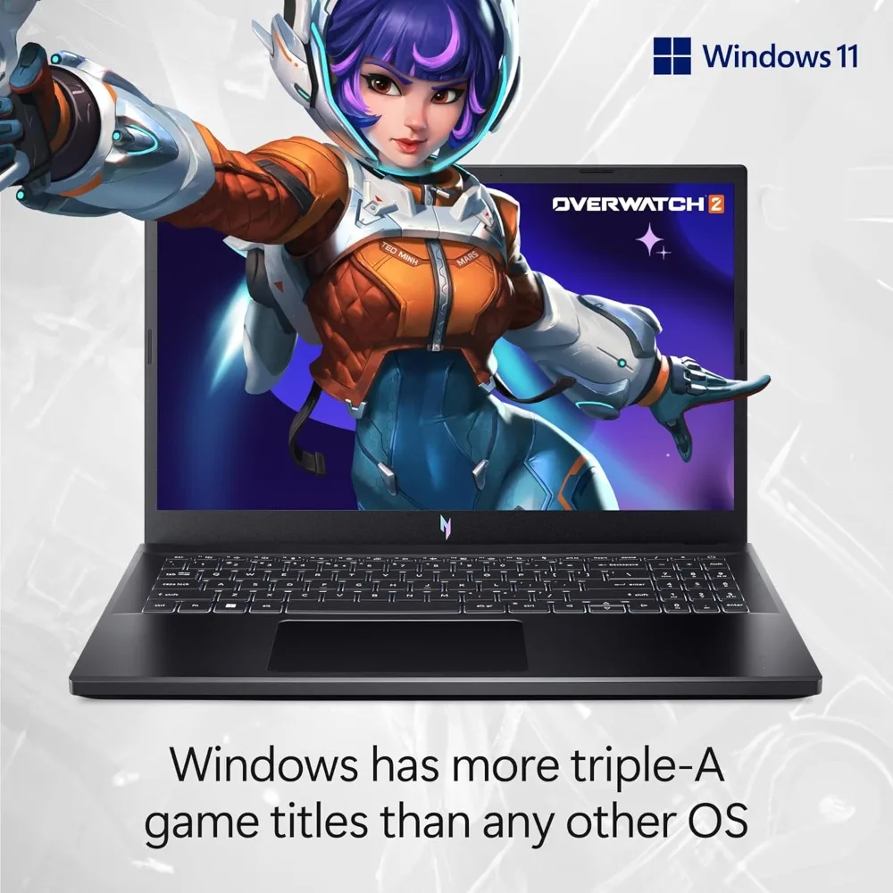 Gaming Laptop 15.6 Inch FHD 144Hz IPS Display Intel Core i5-13420H NVIDIA RTX 4050 8GB DDR5 512GB SSD WiFi 6 Backlit - Image 3