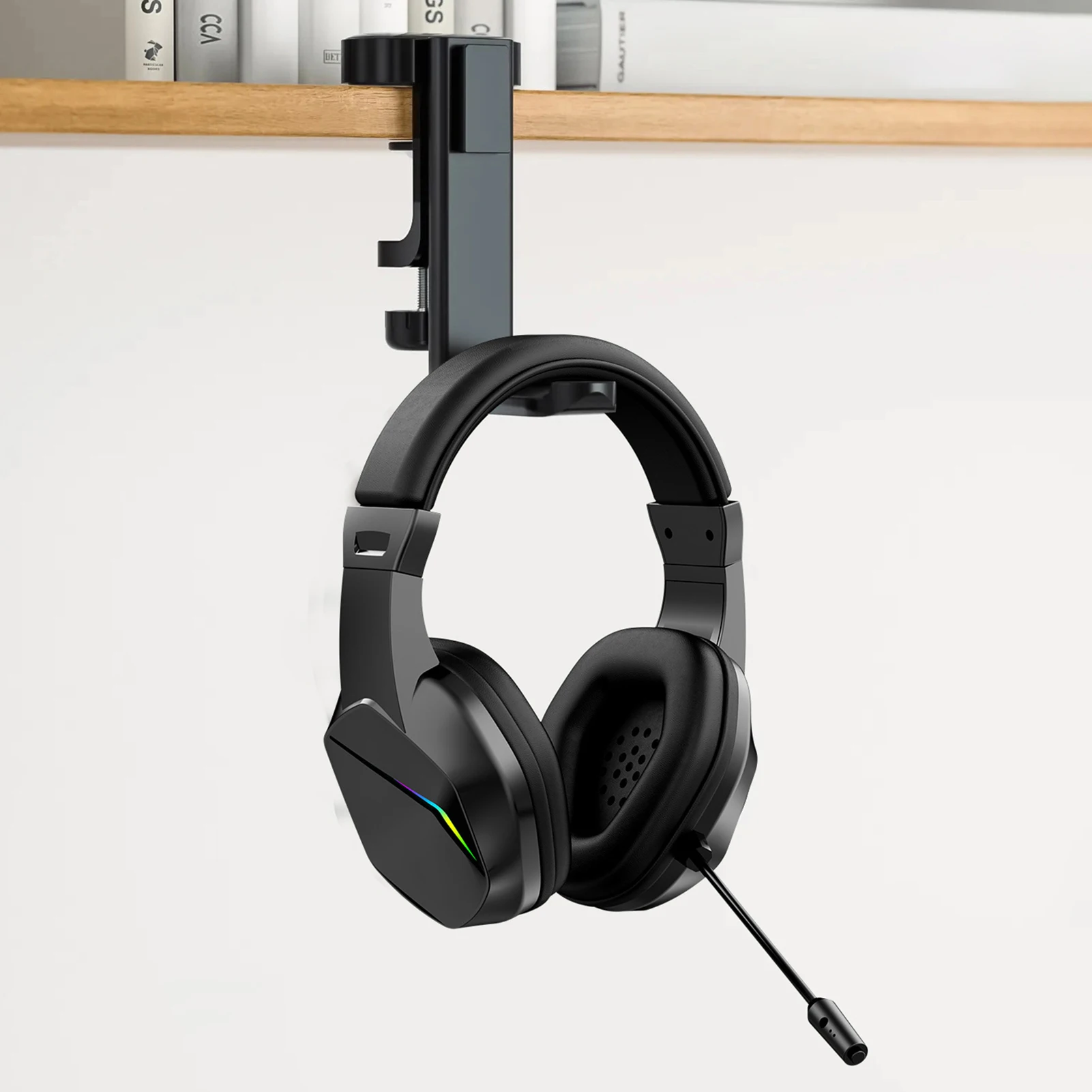BT Wireless Gaming Headset - LED Light Low Latency Headphones with 40mm Drivers, Omnidirectional Mic, Adjustable Volume for Game - Image 14