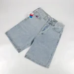 Sc509109deeee4a3ebbd774cadc6ef92c4.webp Y2k Black Punk Wash Baggy Work Shorts Men Women Summer Hip Hop Ripped Hole Denim Shorts Raw Edge Casual Jorts Streetwear