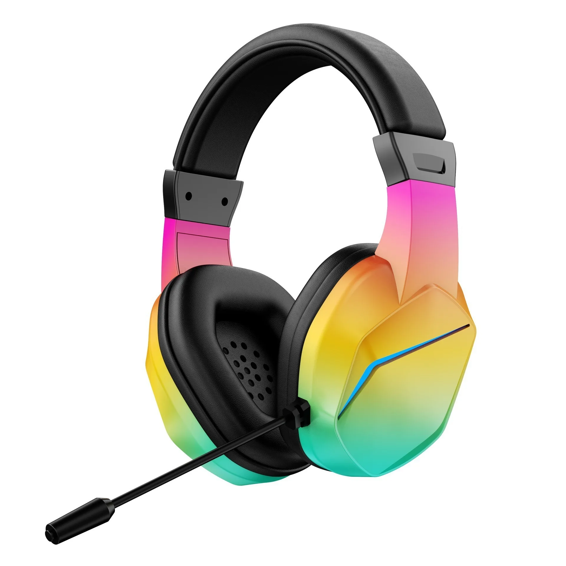 Wired Gaming Headset Microphone Boom Free Calling For Listening To Music And Playing Games Wired Earphone Headset - Image 3