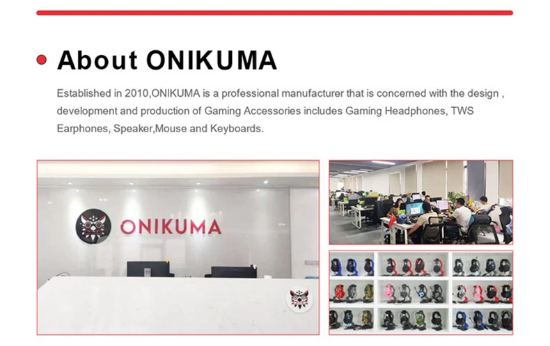 ONIKUMA Professional Gaming Headset Gaming Set RGB Lighting Mouse or Keyboard or Headset Stand or Wired Headset - Image 21