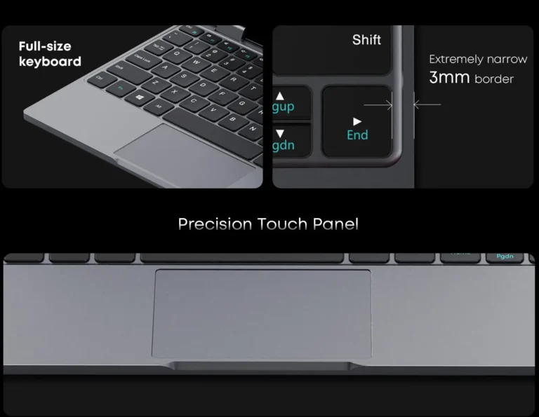 CHUWI MiniBook X 2-in-1 Touch Screen Laptop Intel N150 16GB LPDDR5 512G SSD 10.51"1920x1200 FHD Resolution Ultra-thin Notebook