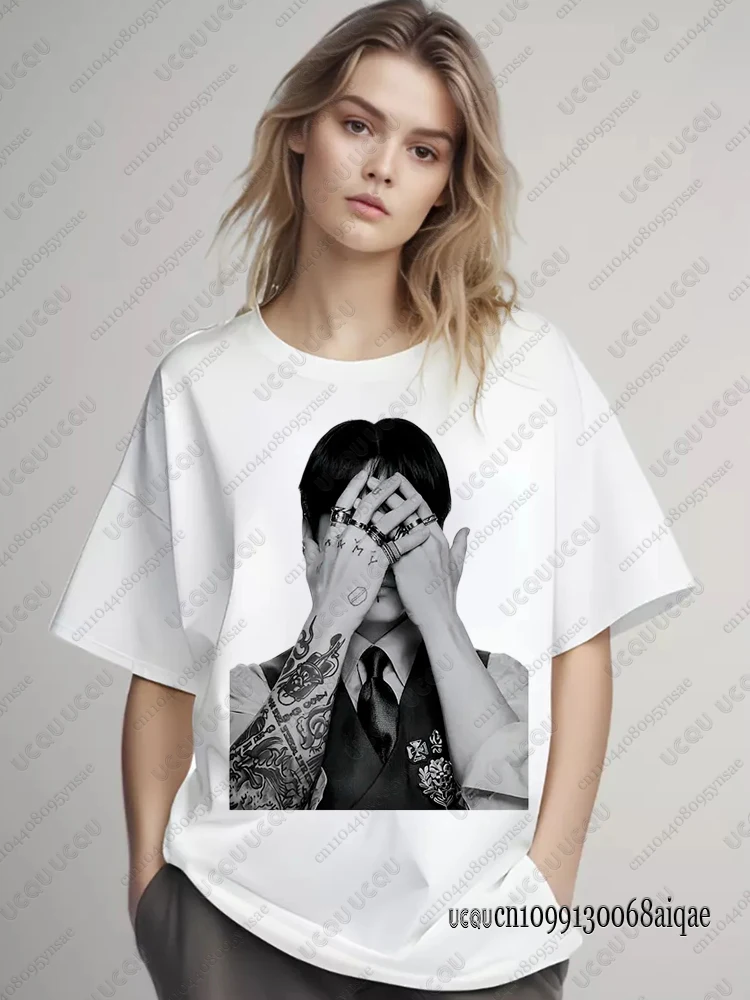 K-pop Famous Singer Polera Manga Corta Print T-shirts For Women 2026 World Tour Concert Fashion Harajuku Kawaii Y2K Clothing - Image 11