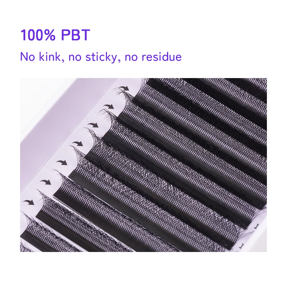 LUKATME 5D W Eyelash Extensions C/D Curl 8-15mm W Shaped 5D Fans False Lashes Mega Volume 5D Eyelash for Makeup - Image 4
