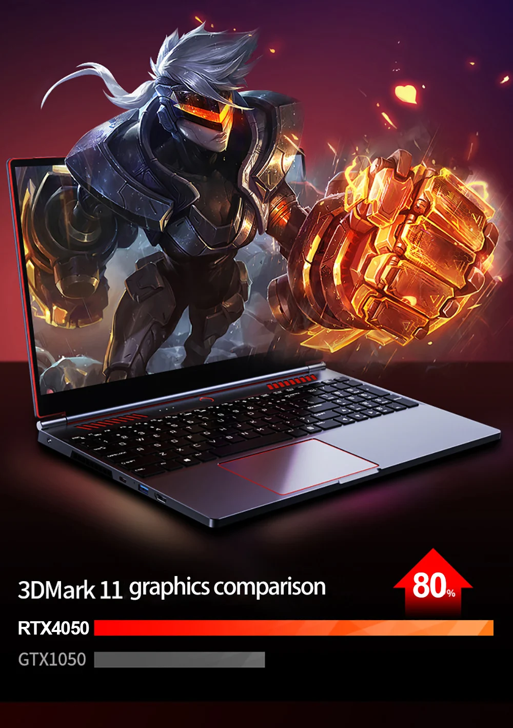 S6 laptop gamer Intel Core i9-13900HK RTX4050 6G 16.1 Inch 4800mah gaming laptop fingerprint DDR5 144 Hz lightweight laptops - Image 12