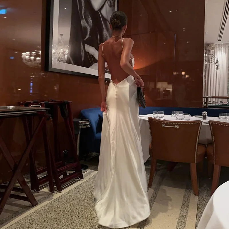Sexy Women's Sequined Flower Long Orange Sling Dress Deep V Neck Sleeveless Backless Dresses 2026 Summer Holiday Party Robes New - Image 7