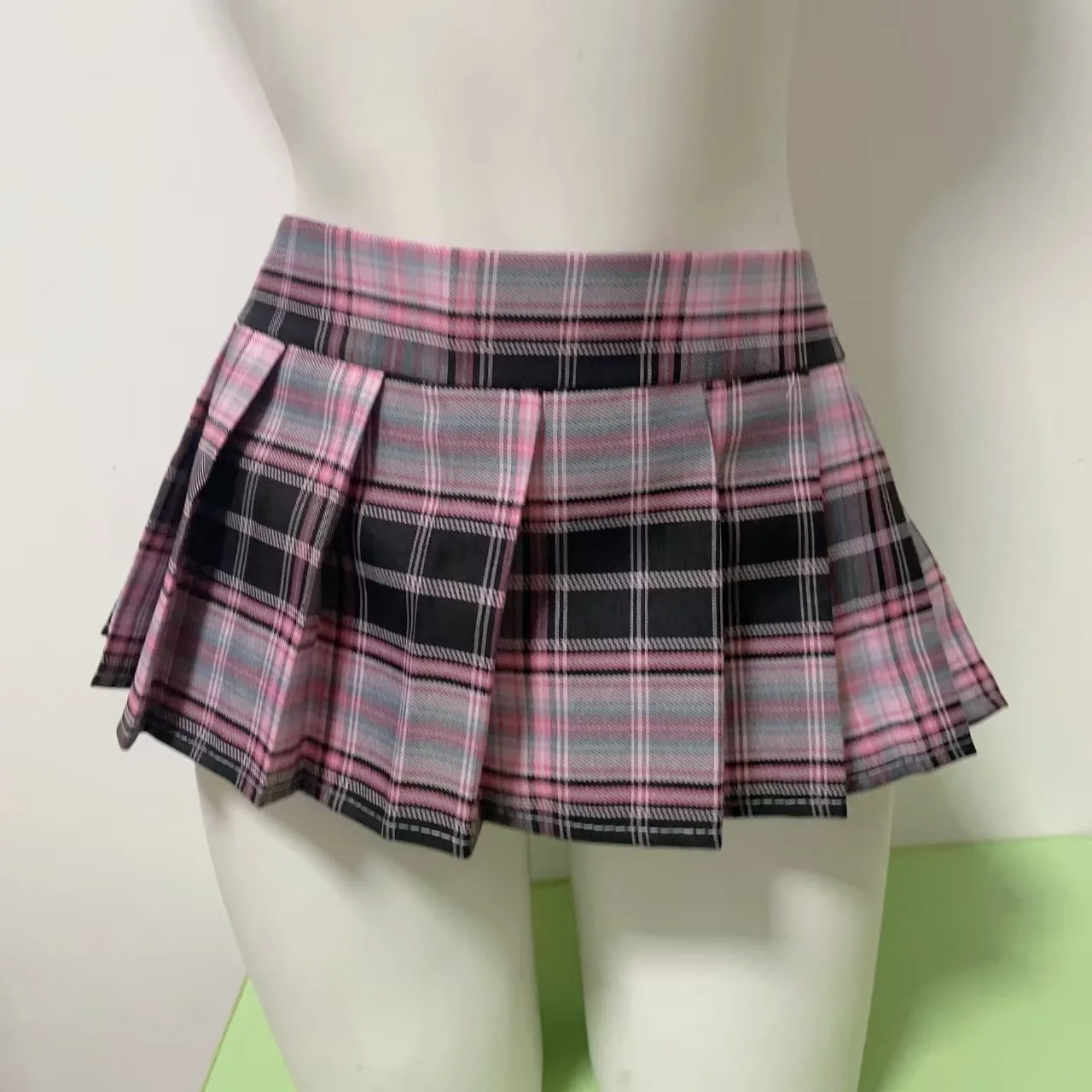 Summer Mini skirts for woman vintage korean fashion plaid skirts for women y2k skirts pleated red plaid skirts preppy style - Image 5