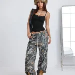 Se60a265b1e8d4deea9ee8c9841cc370aK.webp Women's Sexy Lace Patchwork Bow Decorate Slim Fit Crop Top Casual Solid Color Backless Spaghetti Straps Camisole Streetwear