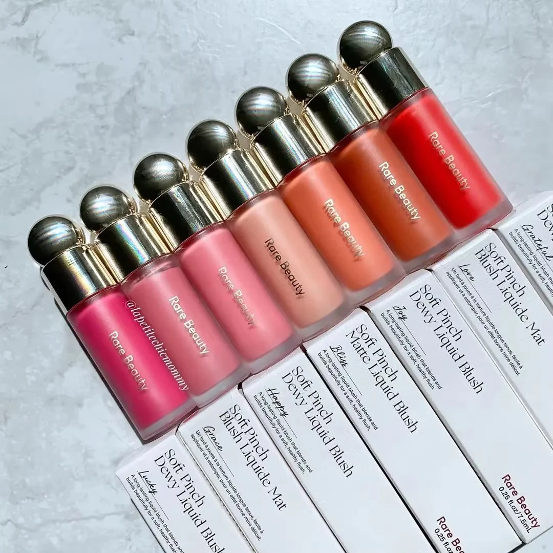 Rare Beauty Long-lasting Ultra-pigmented Liquid Blush Mistake-proof Seamless Airy Lightweight Worth Virtue Hope Joy Blush Makeup - Image 6