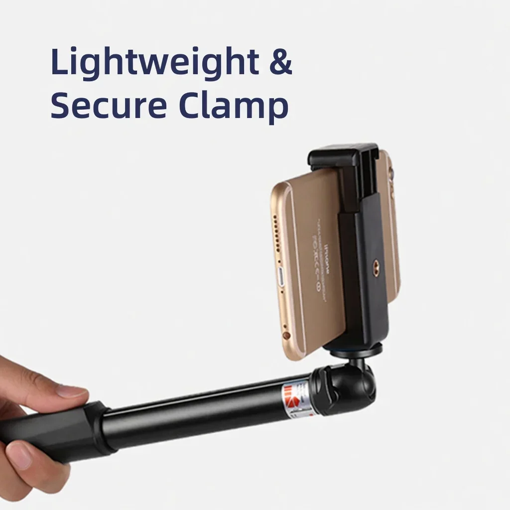 Tripod Mount 1/4'' Screw Holder Clip Adapter for Smartphone Video Recording Vlog Photography Stand Accessories - Image 4