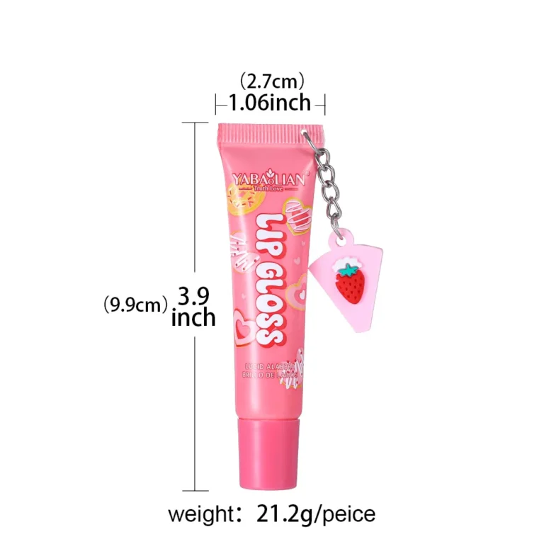 See890b02c31f47fd81d97895a6f862caC.webp 6 Colors Random Hair Moisturizing Fruit Scent Lip Gloss Long-Lasting Waterproof Liquid Lipstick Makeup Valentine's Day gift