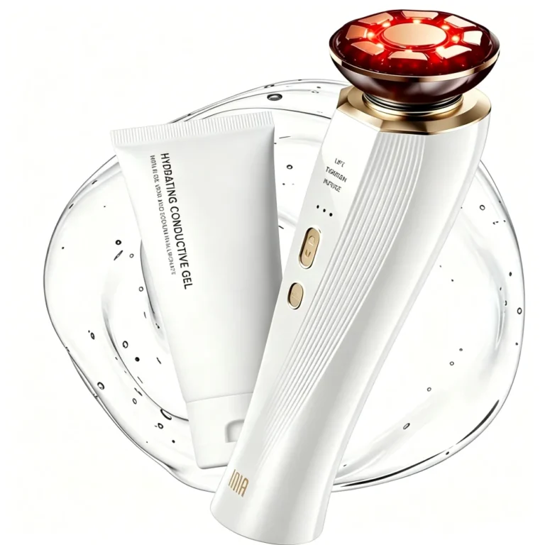 Sf60b67221b9c4af895a5eddfa88e6488z.webp 3 in 1 Red Light Handle Facial Device Portable V Shaped Face Lifting Slimming Massager for Neck Skin Tightening Anti-Aging Skincare Tool For Women Travel Home Use Gift