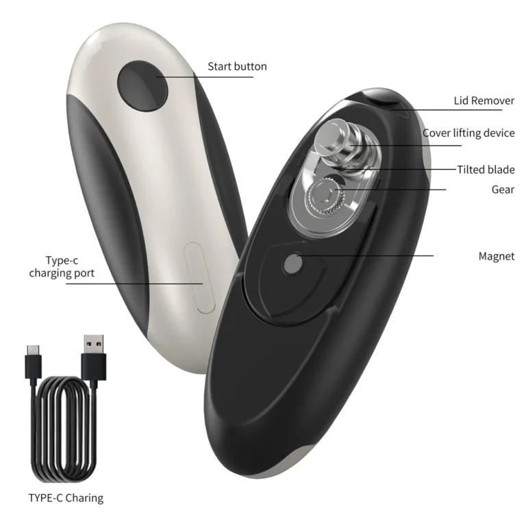 Sf6275459592046c49566c142b2d836ebK.webp Compact Automatic Electric Can Opener One Touch Portable Kitchen Tool for Jar & Bottle Easy Storage Can Opener Rechargeable