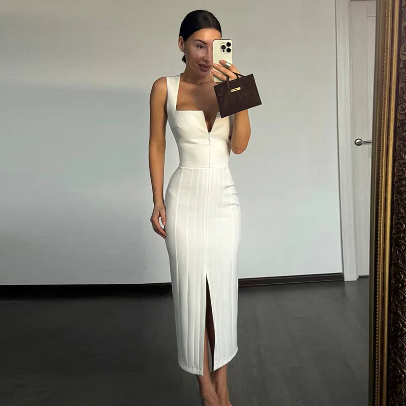 Sexy Printed Sling Waistband Dress Women Urban Sleeveless Square Collar Closed Waist Mini Dress Female 2026 Summer Lady Robes - Image 15