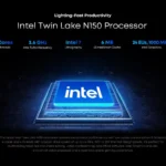 CHUWI MiniBook X 2-in-1 Touch Screen Laptop Intel N150 16GB LPDDR5 512G SSD 10.51"1920x1200 FHD Resolution Ultra-thin Notebook