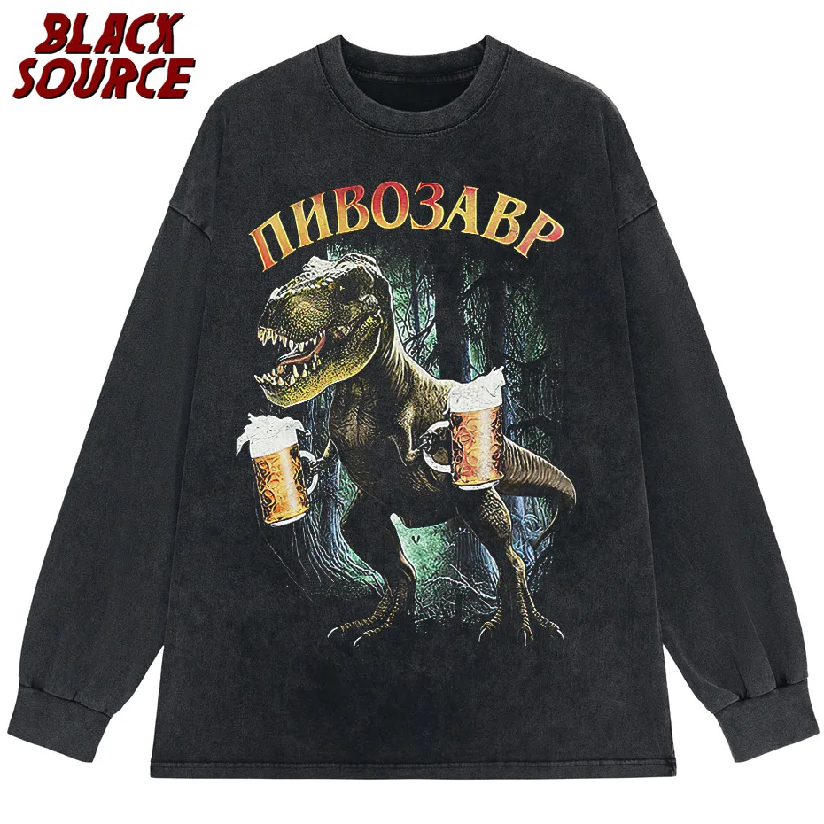 Men's T-Shirt With Pivosaurus Print casual Tshirt Unisex Tops Tee - Image 5
