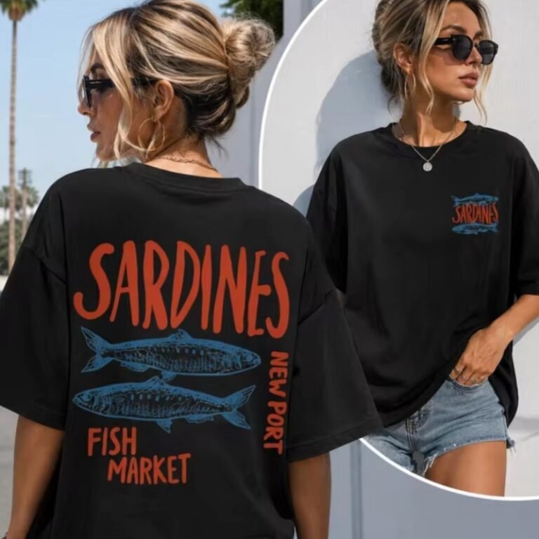 New Sardine Market T-shirt For Men And Women