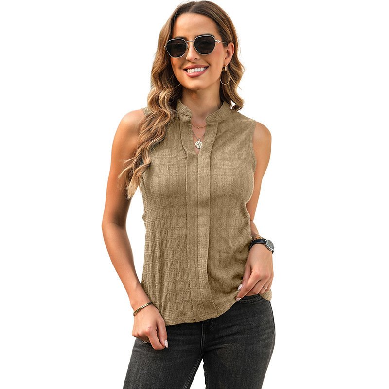 Elegant Sleeveless Top For Workwear Womens - Image 7