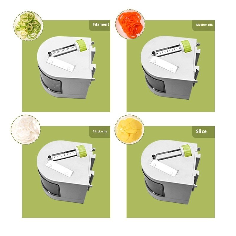 Vegetable Grater Potato Spiral Slicer Whirlwind Fruit Vegetable Spiral Machine Noodle Maker Multifunctional Kitchen Gadgets - Image 6